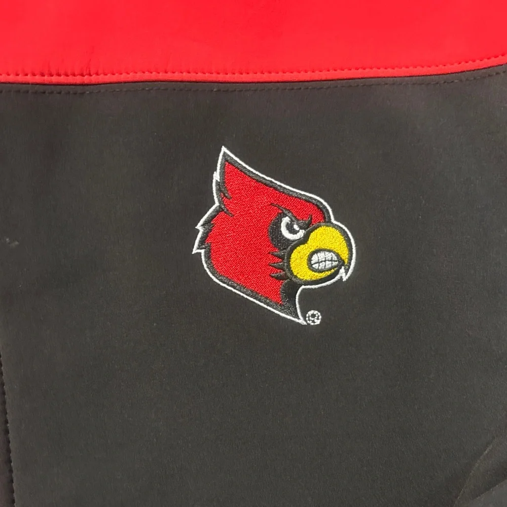 Rivalry Threads Vibrant Red and Soft Gray Jacket - Picture 4 of 4